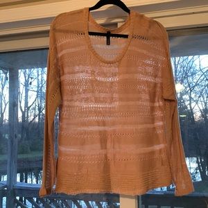 Full Tilt Knitted Peach Sweater